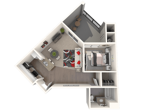 Gamble Floor Plan at 55+ FountainGlen Temecula, Temecula, CA